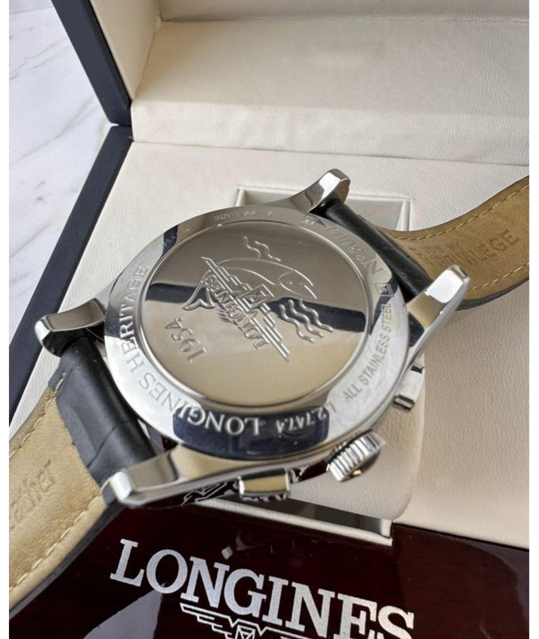 LONGINES Серебряные часы, фото 5