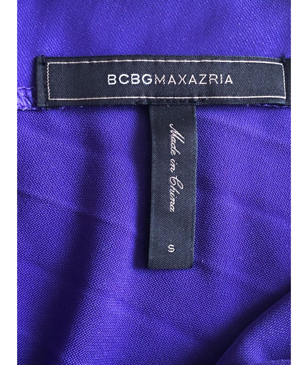 BCBG MAXAZRIA Фиолетовое полиэстеровое повседневное платье, фото 3