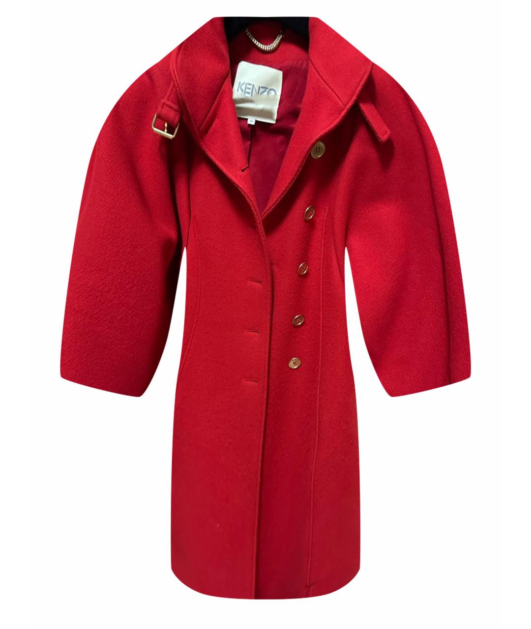KENZO Красное пальто, фото 1