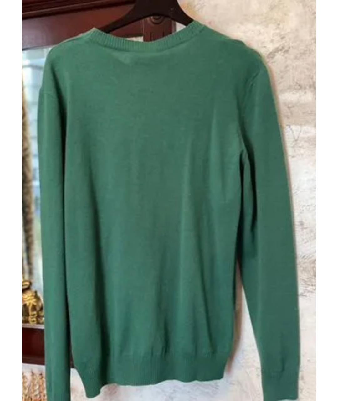 CAVALLI CLASS Зеленый шерстяной джемпер / свитер, фото 2
