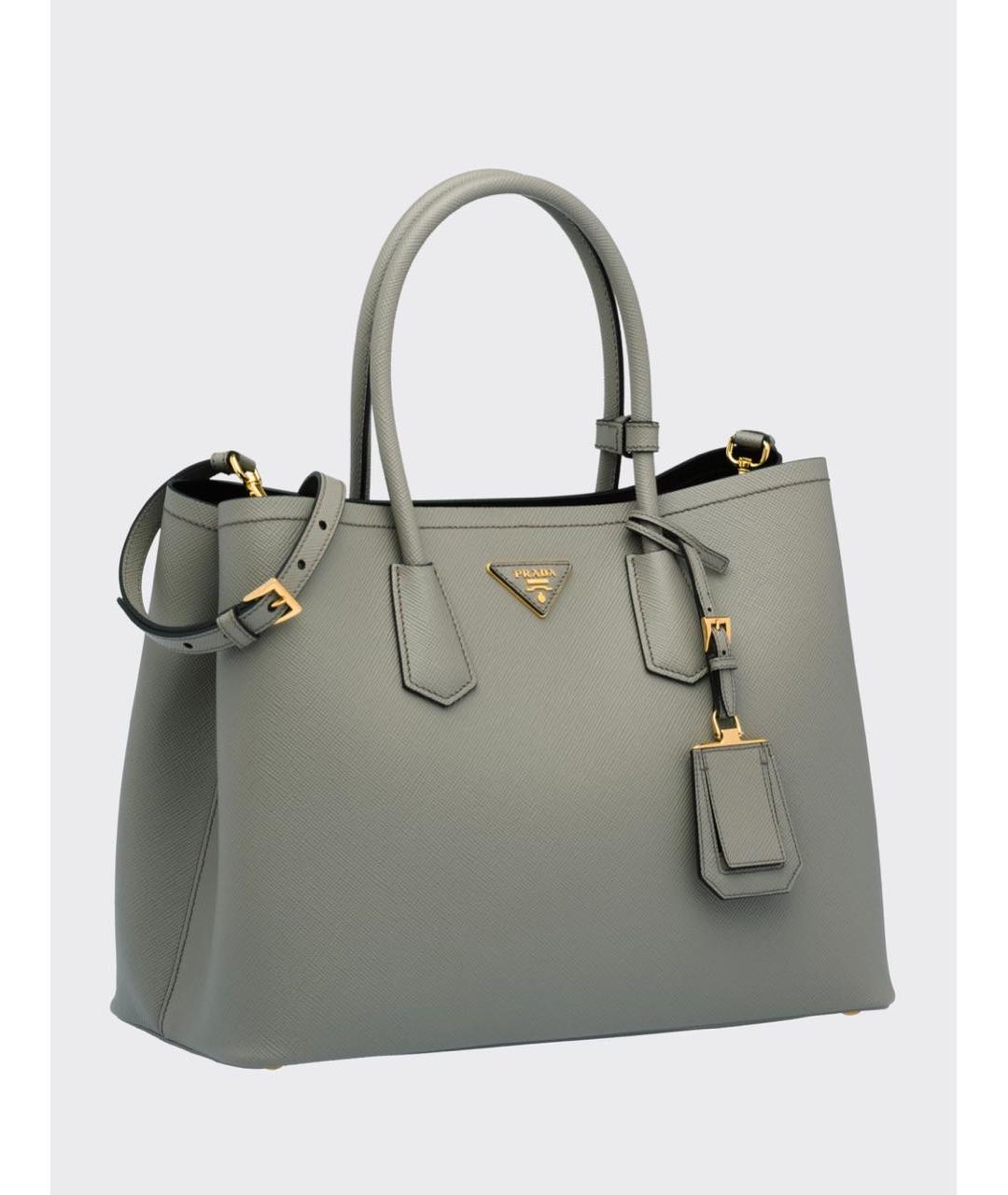 Prada double saffiano leather tote on sale