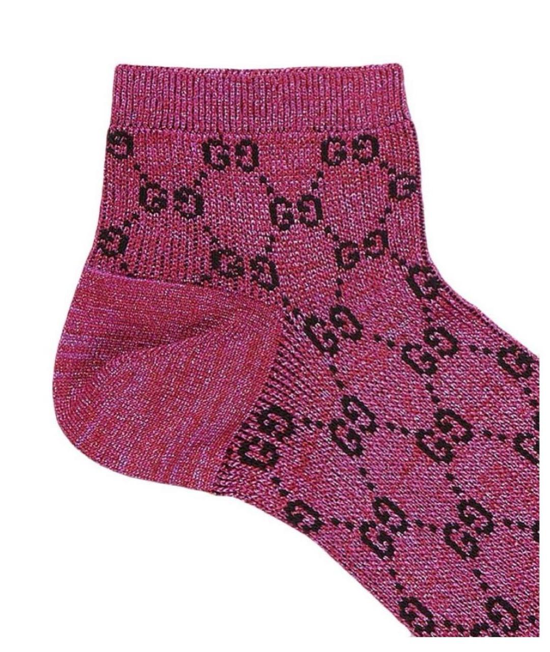 GUCCI Розовые носки, чулки и колготы, фото 2