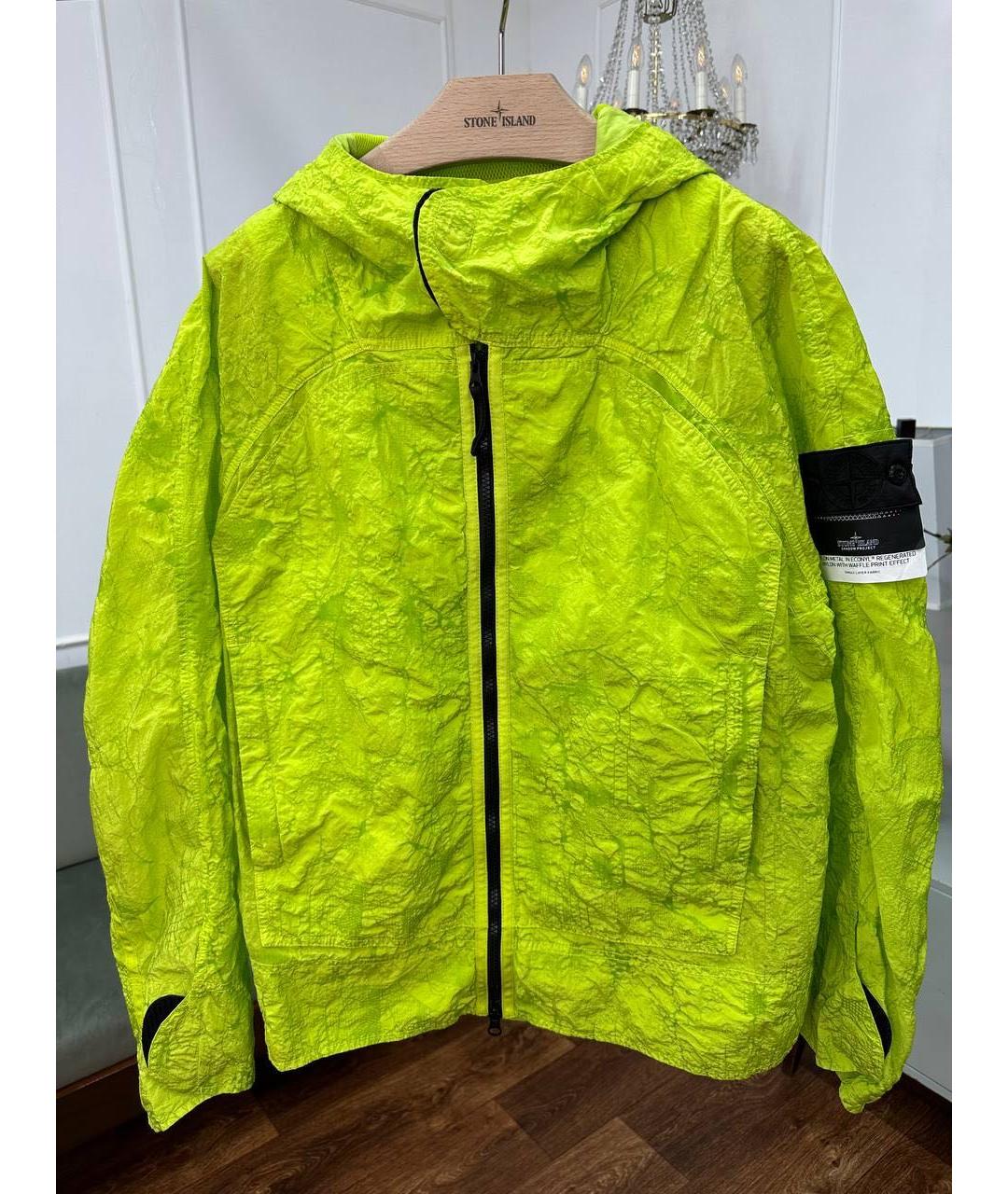 STONE ISLAND SHADOW PROJECT Салатовая полиамидовая куртка, фото 9
