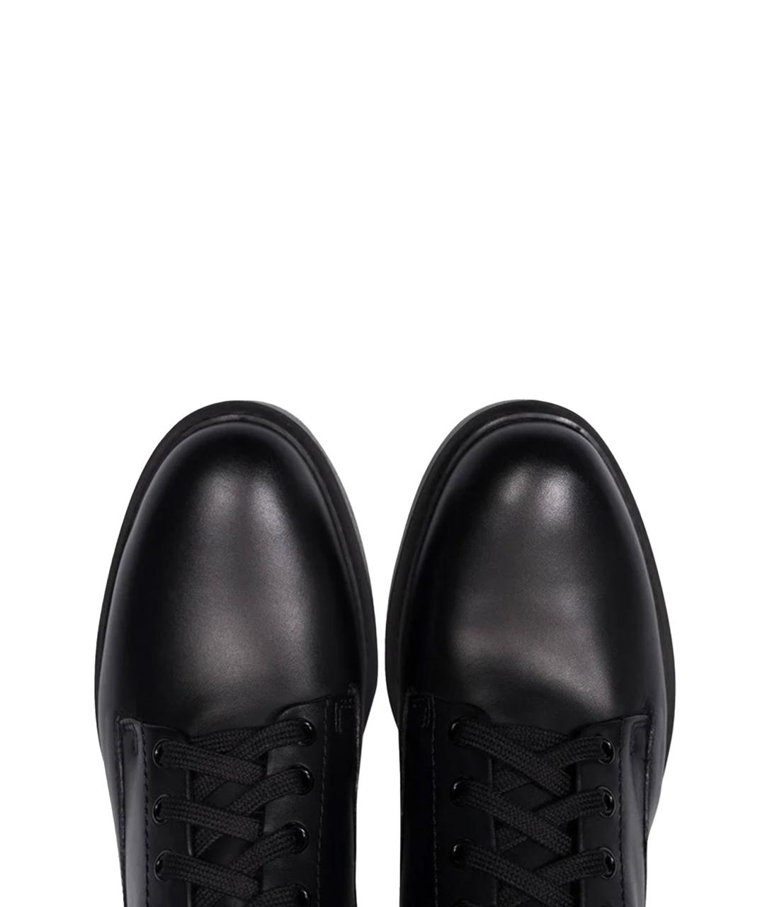 SANTONI Черные ботинки, фото 4
