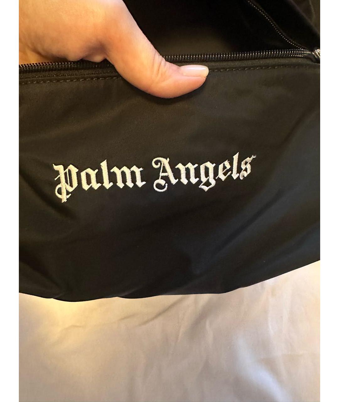 PALM ANGELS Черный тканевый рюкзак, фото 6