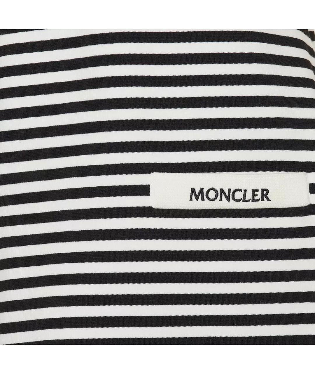 MONCLER Мульти хлопко-эластановое повседневное платье, фото 3