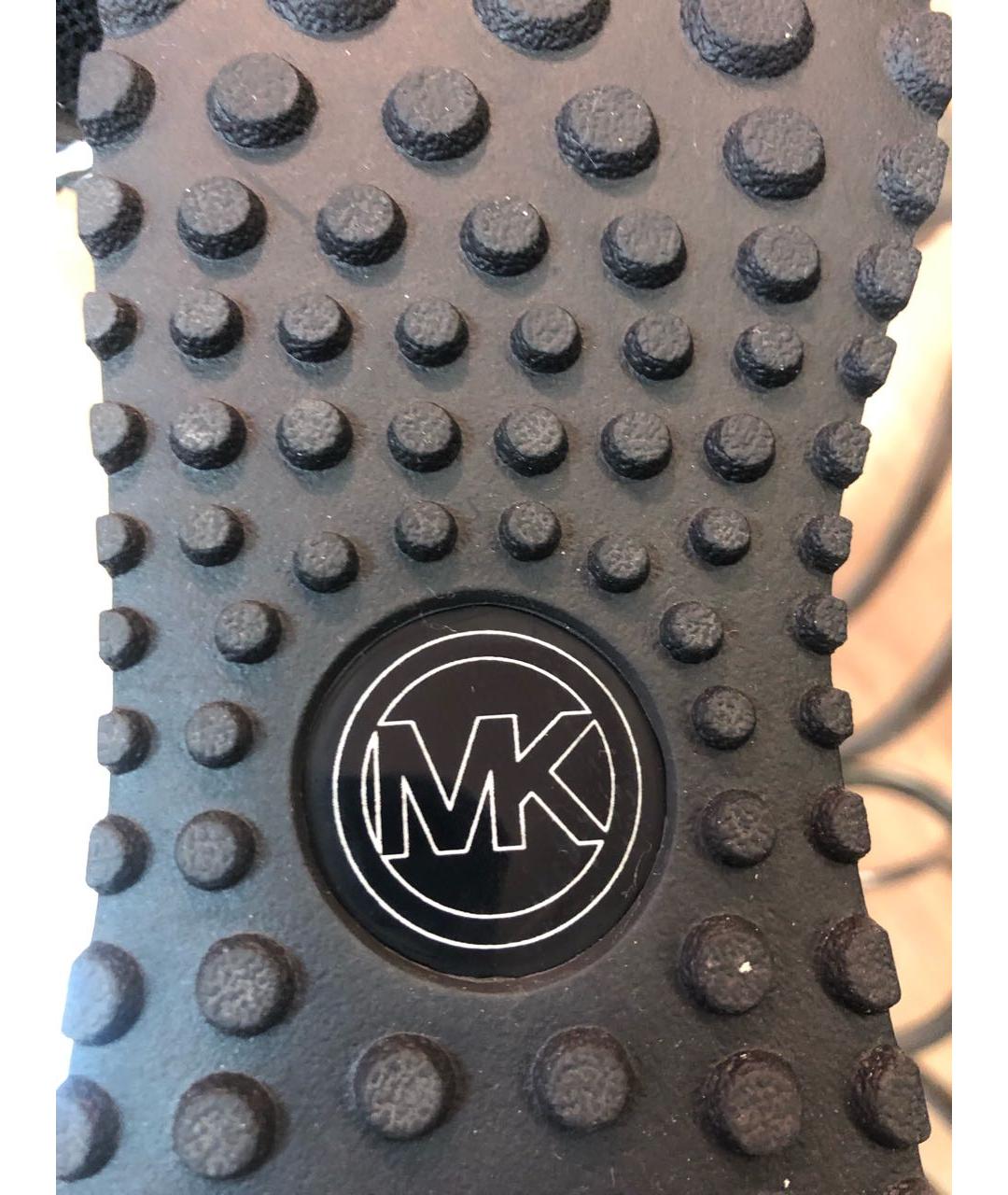 MICHAEL MICHAEL KORS Черные текстильные кроссовки, фото 7