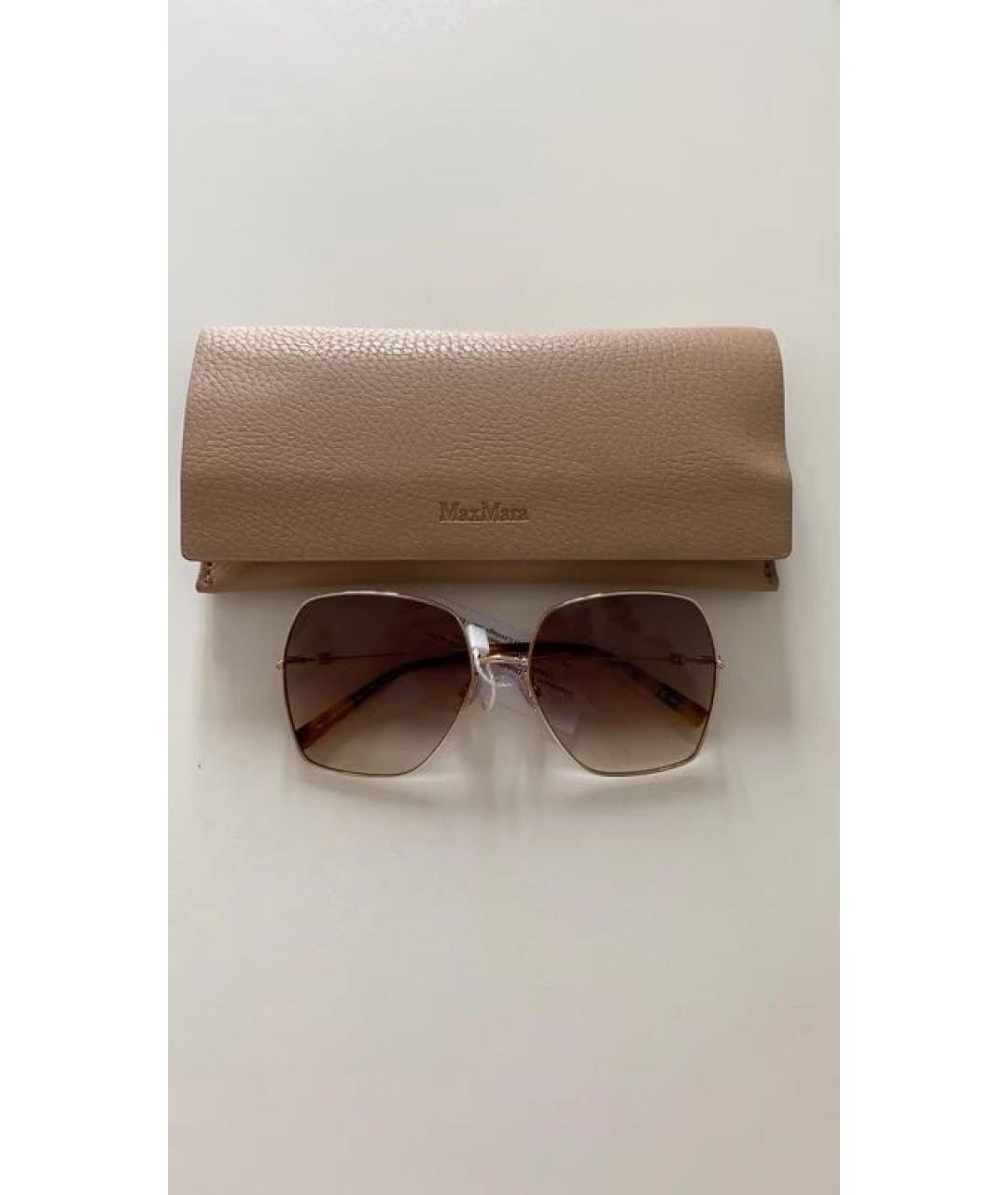 MAX MARA Коричневые солнцезащитные очки, фото 2