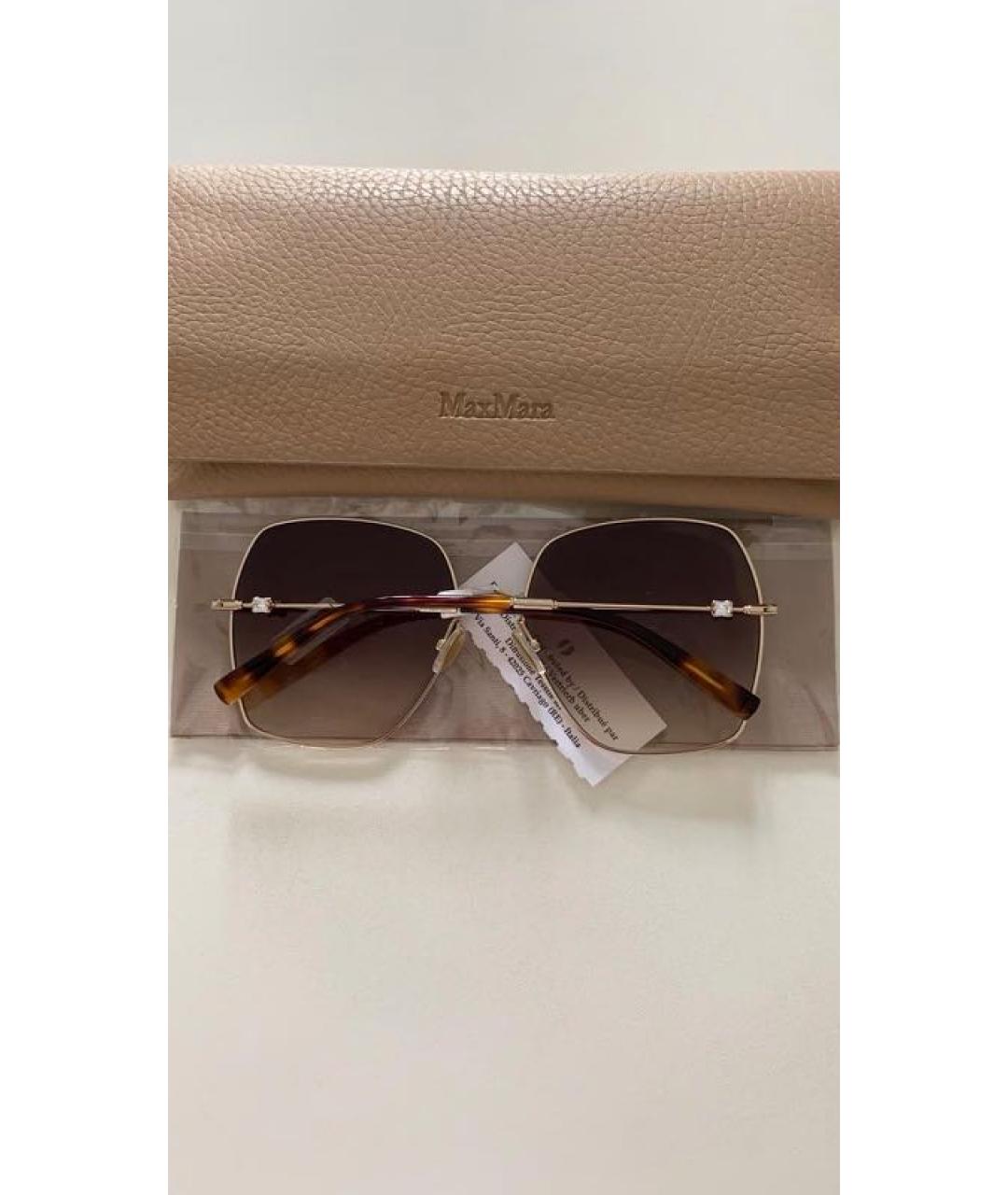 MAX MARA Коричневые солнцезащитные очки, фото 4