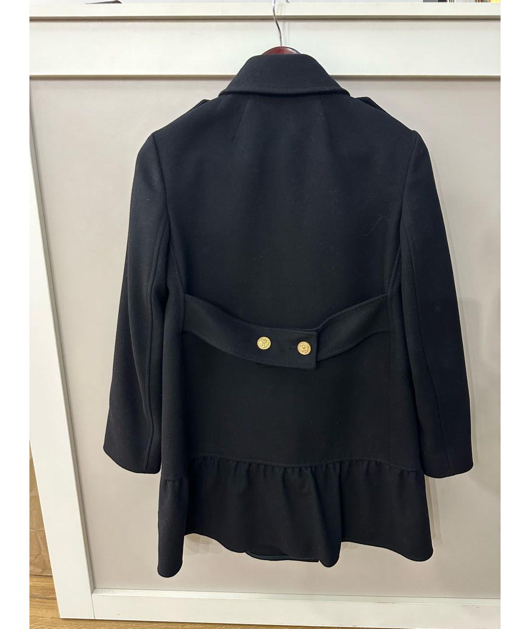 RED VALENTINO Черное пальто, фото 2