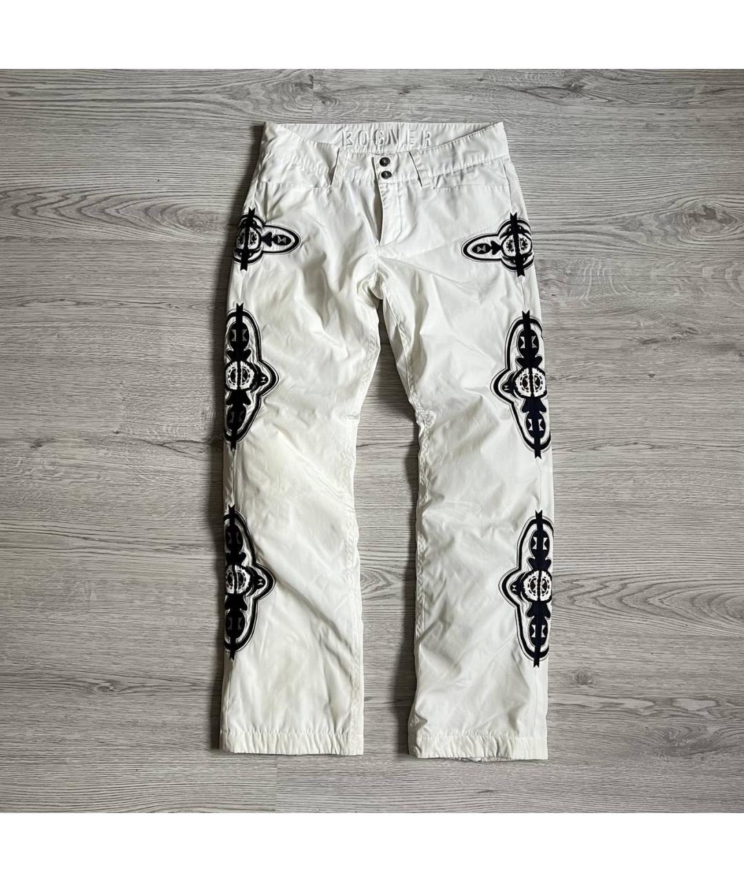 BOGNER Белые полиэстеровые спортивные брюки и шорты, фото 6