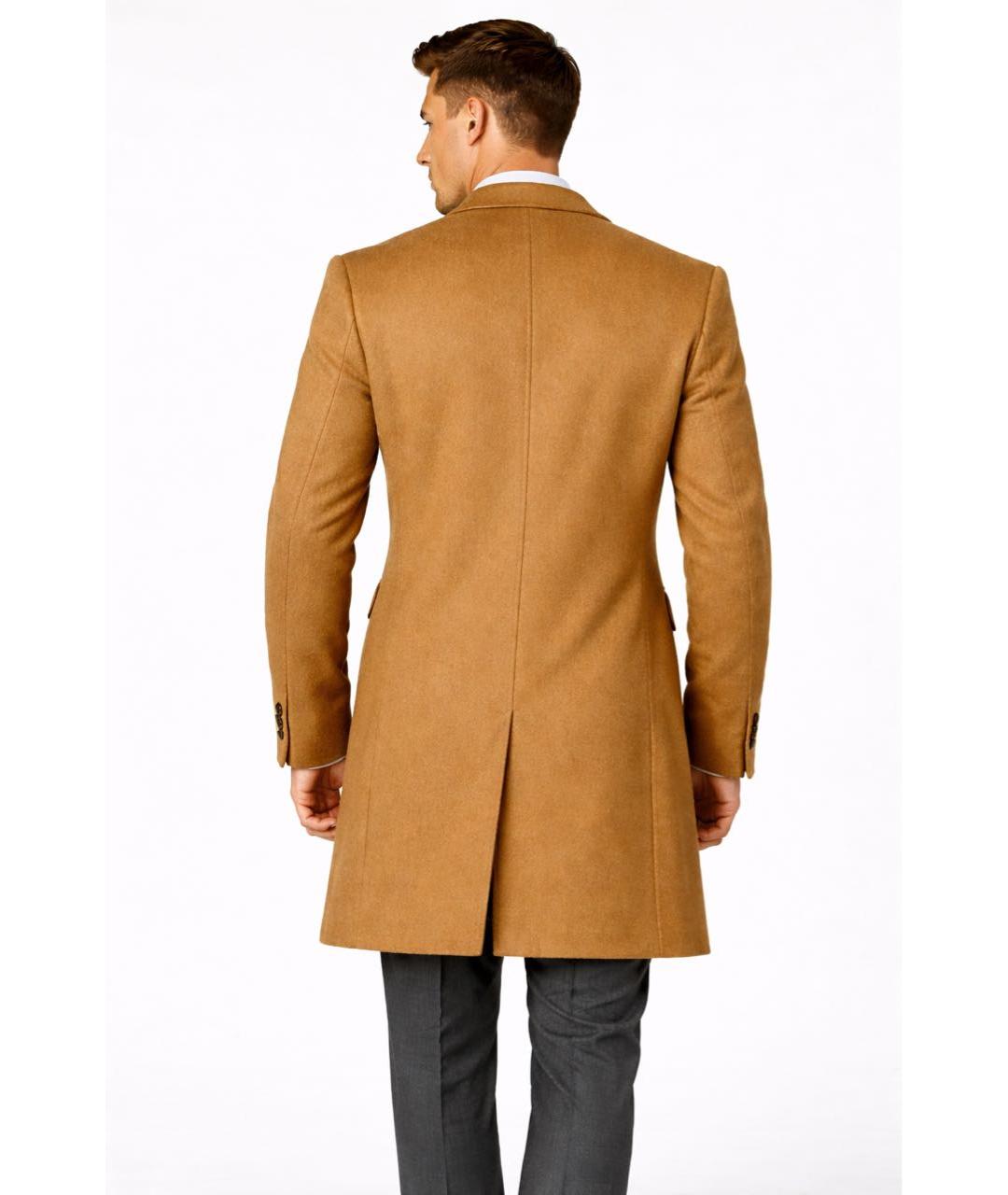 RALPH LAUREN Коричневое шерстяное пальто, фото 2