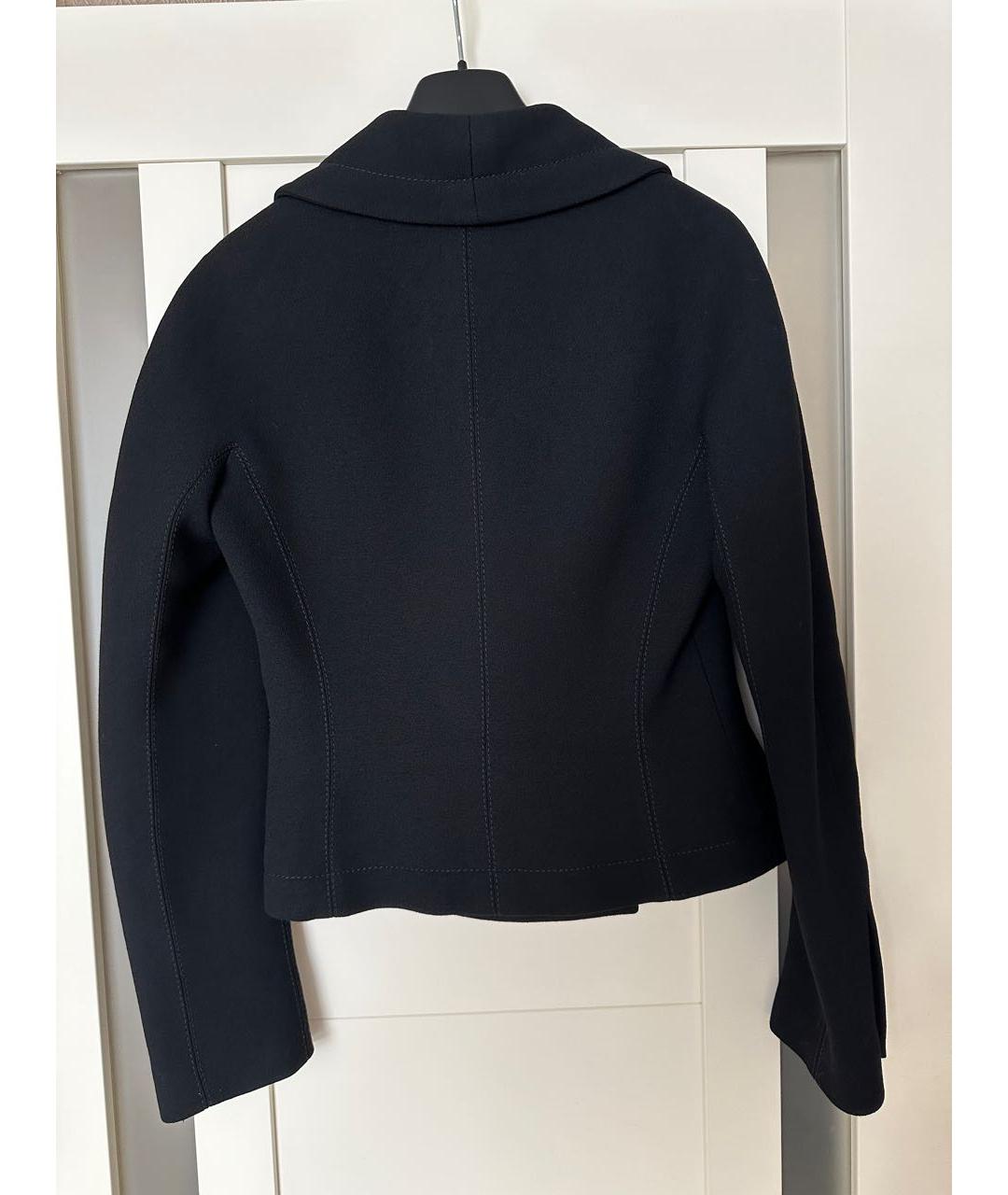 GUCCI Черный шерстяной жакет/пиджак, фото 2