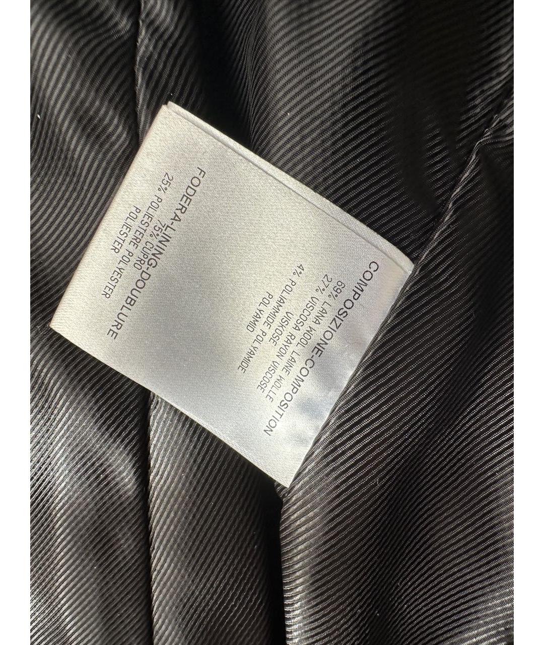 GUCCI Черный шерстяной жакет/пиджак, фото 6