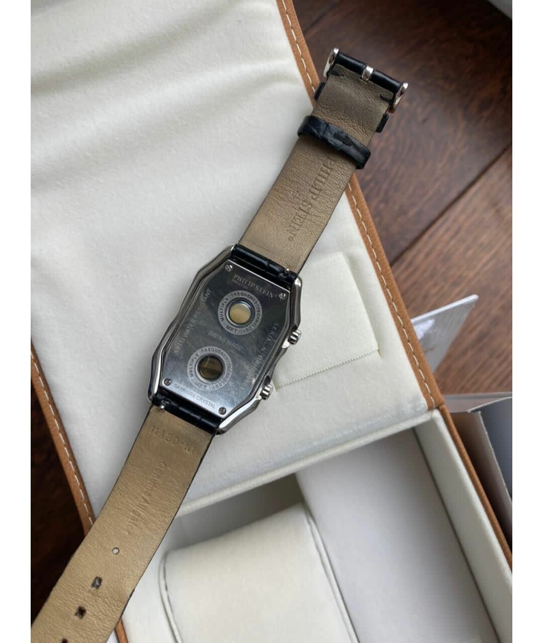 Philip Stein Серебряные стальные часы, фото 2