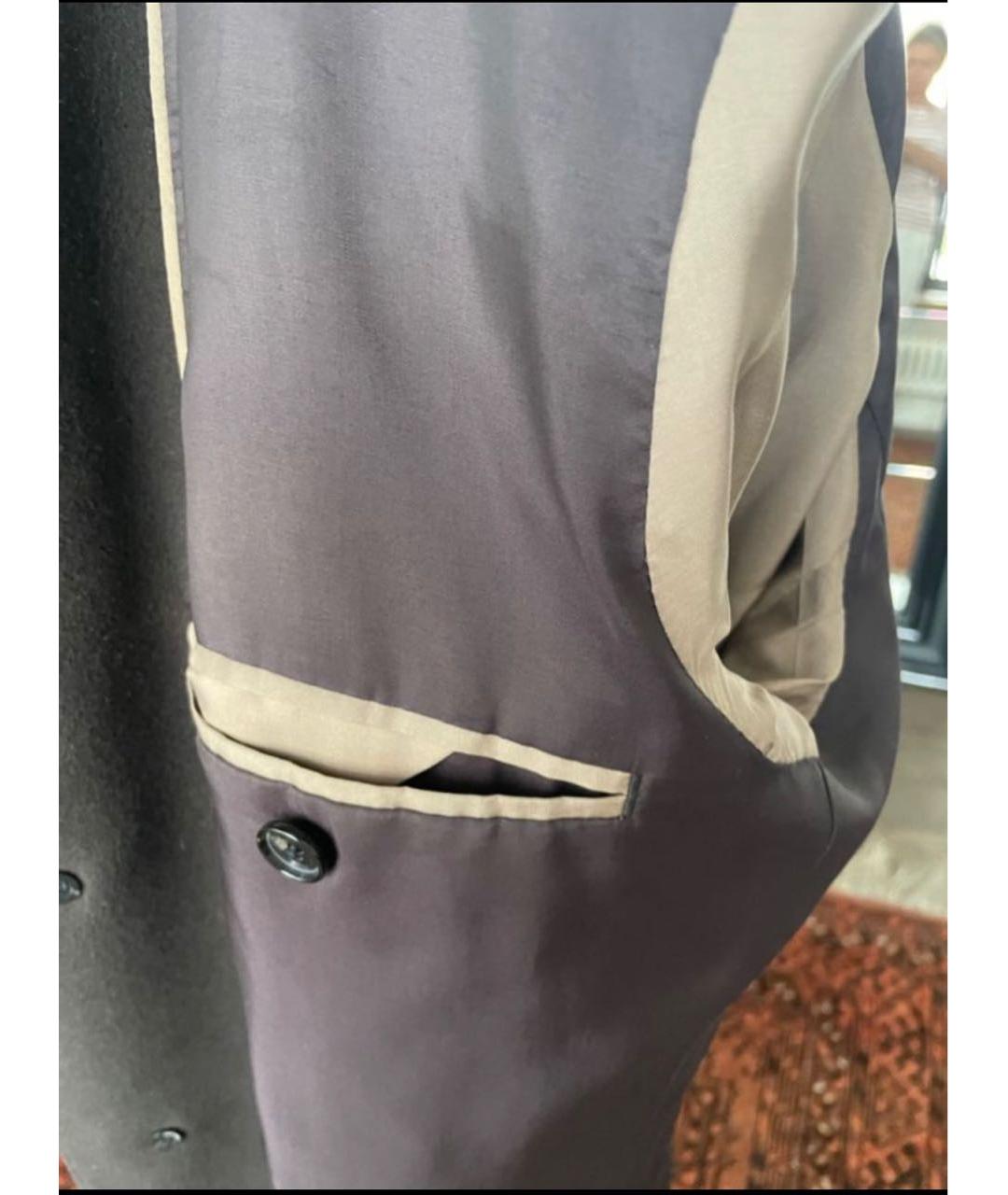 HUGO BOSS Коричневое шерстяное пальто, фото 5