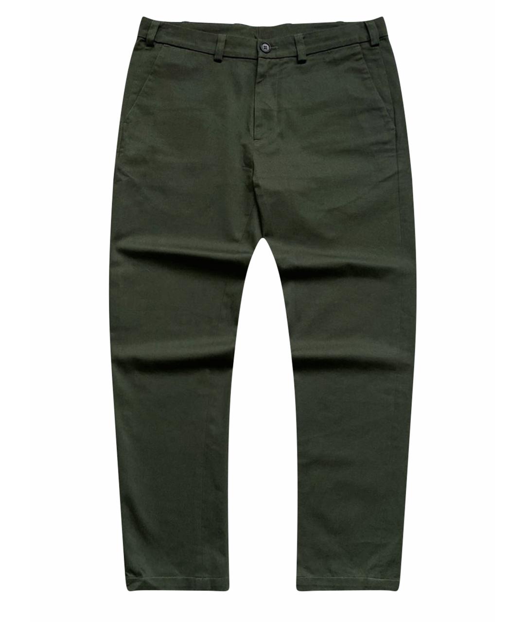 ARKET Зеленые хлопковые брюки чинос, фото 1