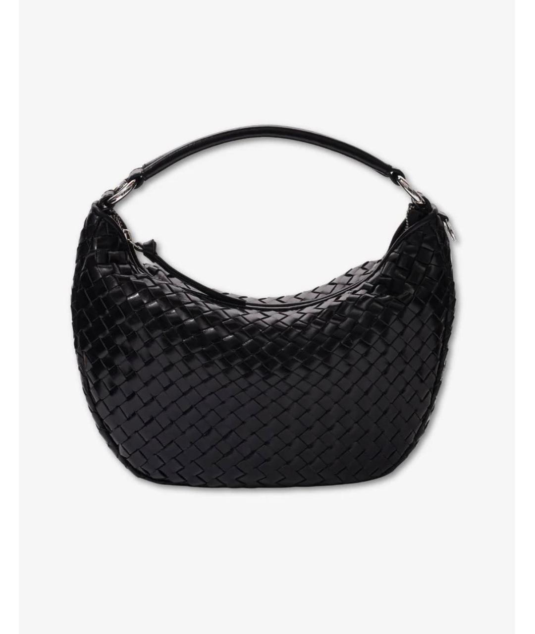 Adax Черная кожаная сумка через плечо, фото 1