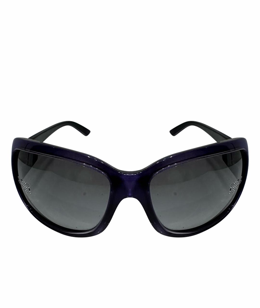 VERSACE Фиолетовые пластиковые солнцезащитные очки, фото 1