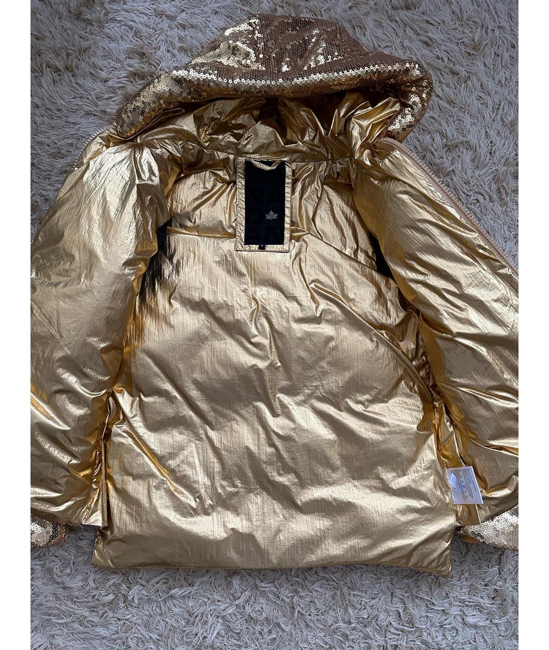 CANADIAN Золотая полиэстеровая куртка, фото 4