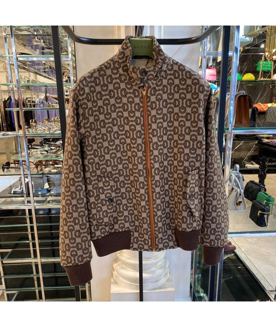 GUCCI Коричневая куртка, фото 3