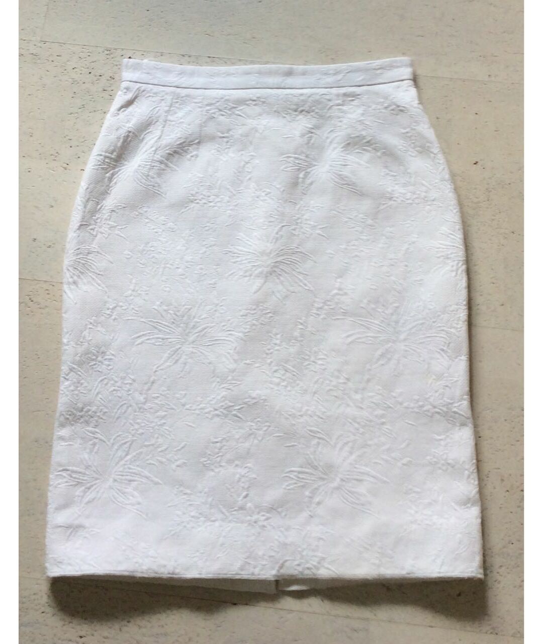DOLCE&GABBANA Белая хлопковая юбка мини, фото 6