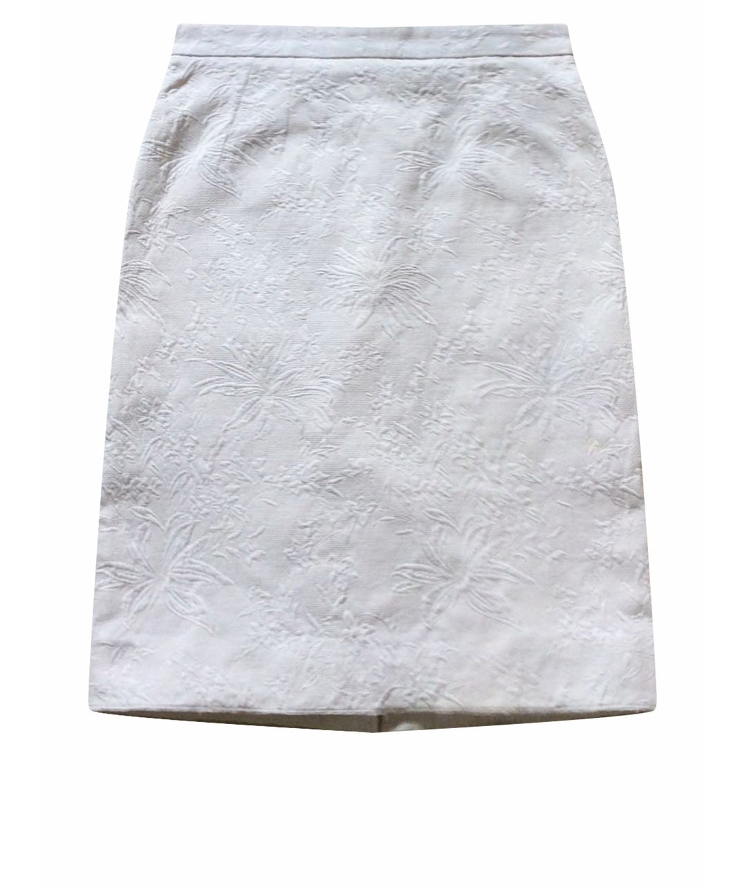 DOLCE&GABBANA Белая хлопковая юбка мини, фото 1