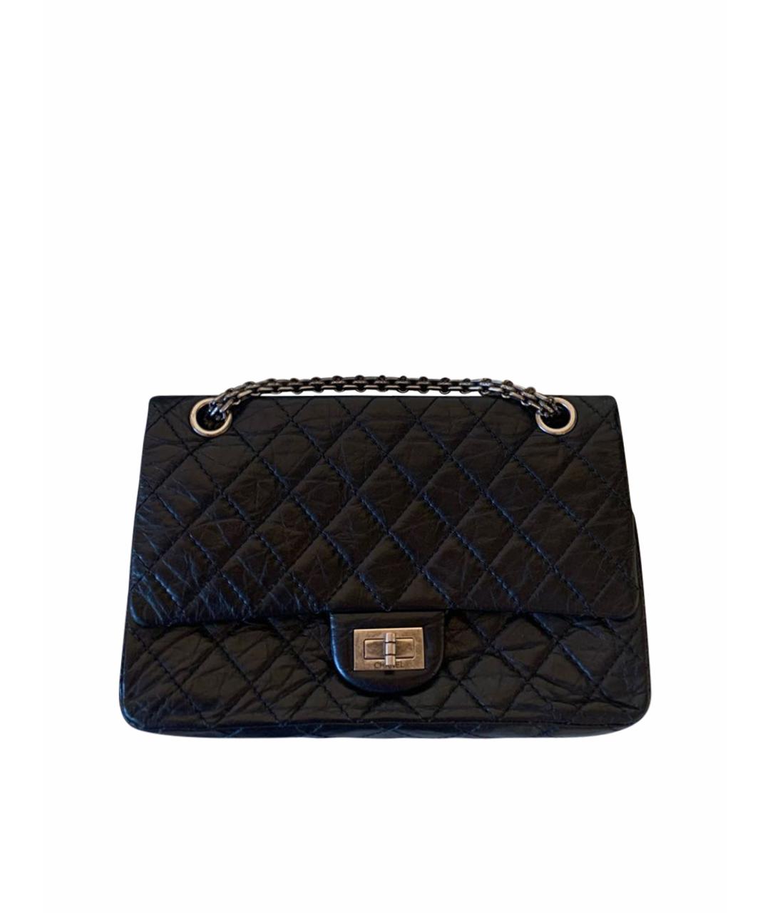 CHANEL Черная кожаная сумка через плечо, фото 1
