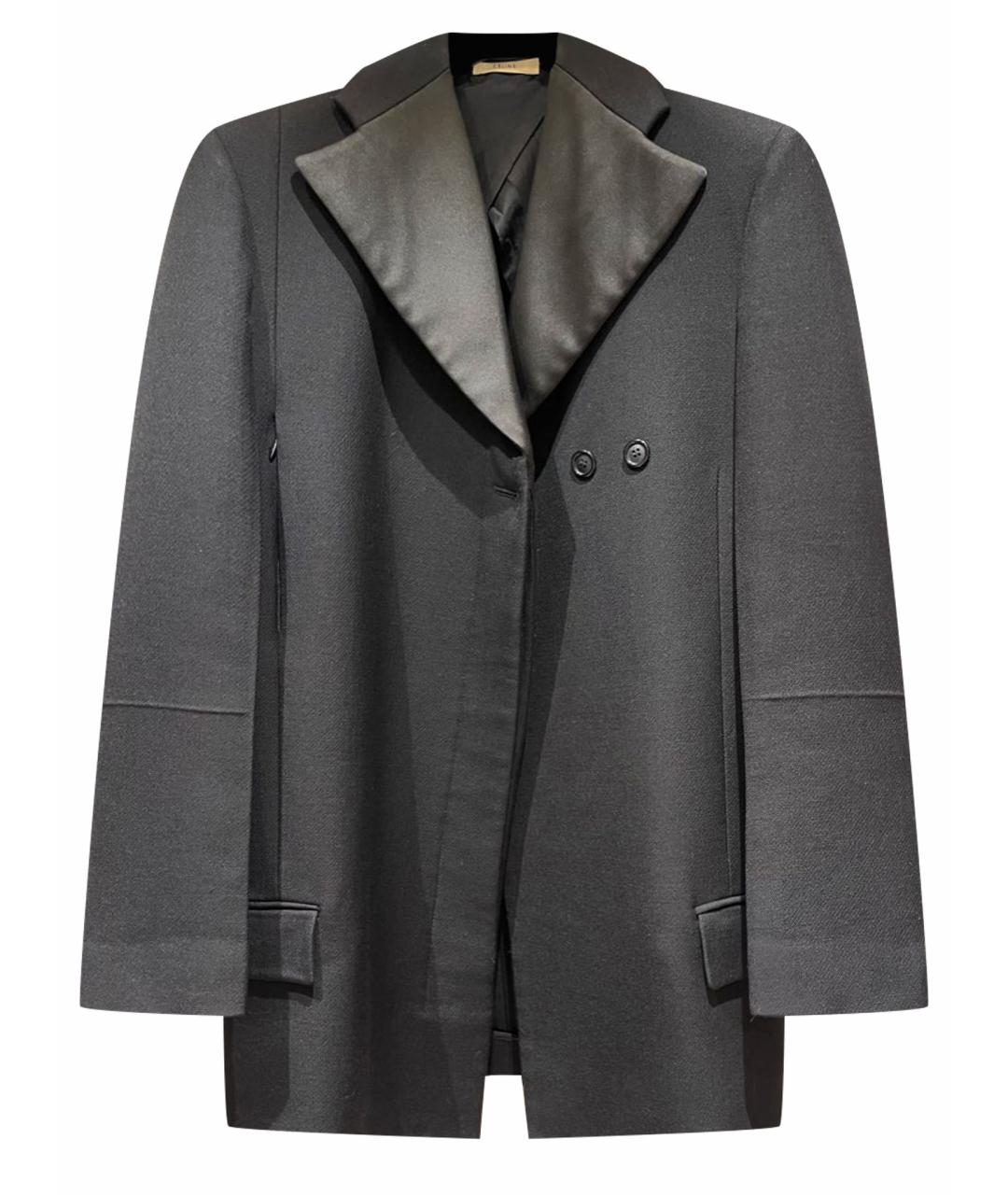 CELINE PRE-OWNED Черный шерстяной жакет/пиджак, фото 1