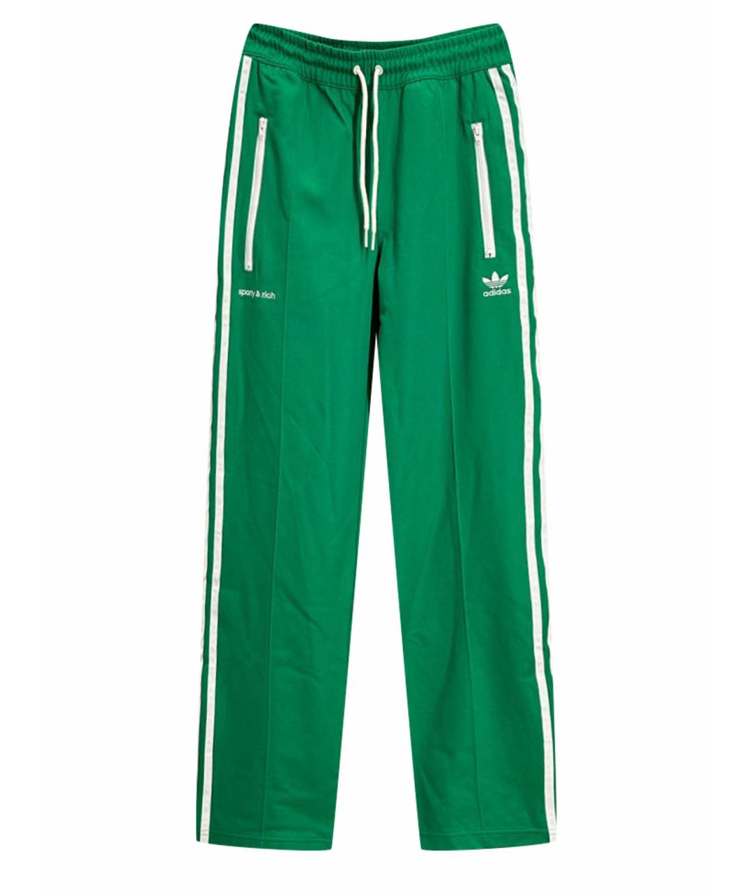 SPORTY AND RICH Зеленые полиэстеровые спортивные брюки и шорты, фото 1