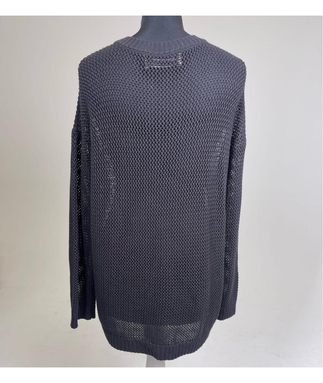 SASHAVERSE Черный хлопковый джемпер / свитер, фото 3