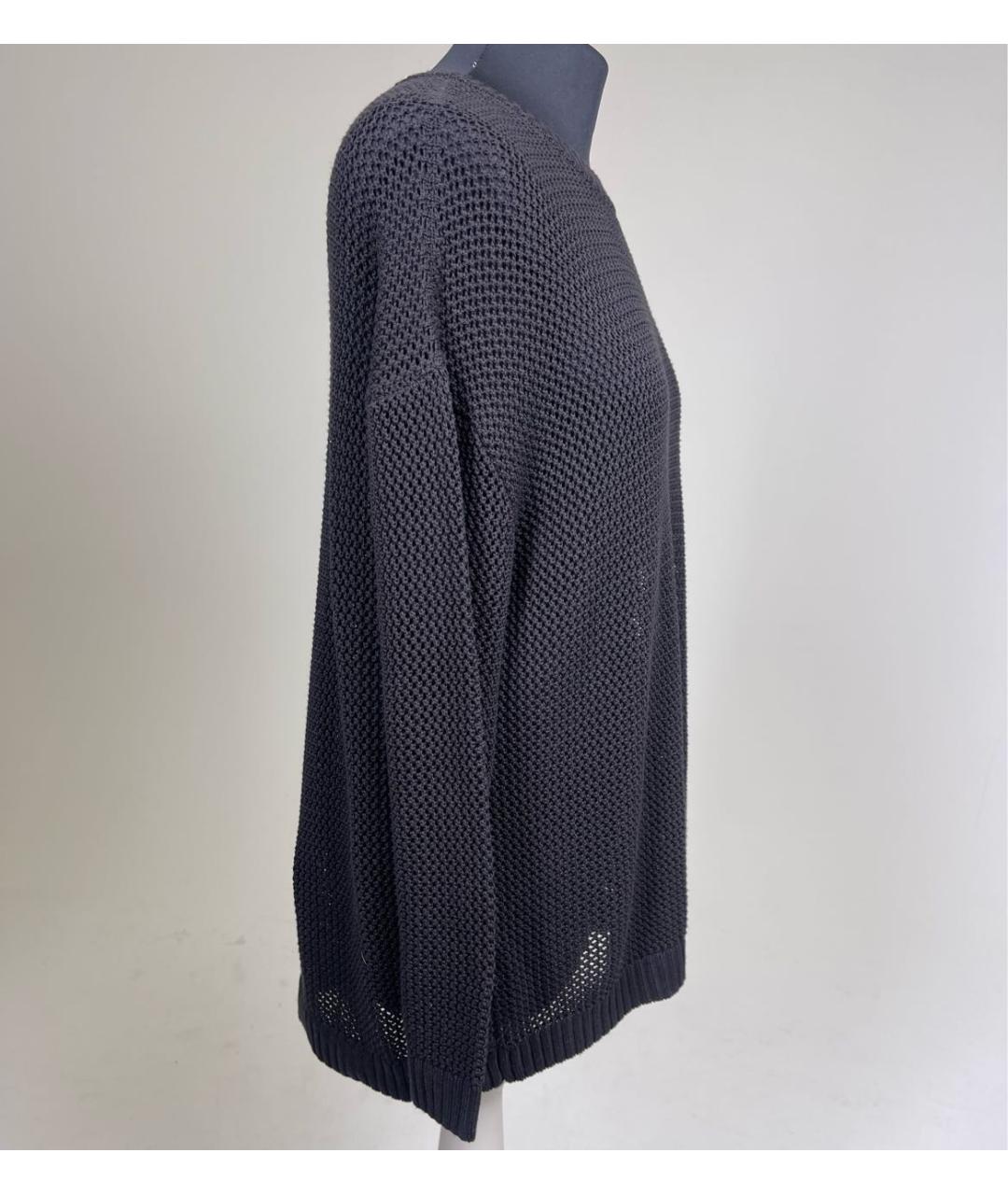 SASHAVERSE Черный хлопковый джемпер / свитер, фото 2
