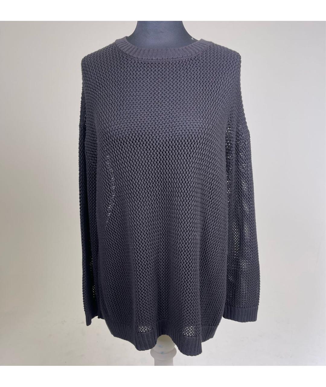 SASHAVERSE Черный хлопковый джемпер / свитер, фото 8
