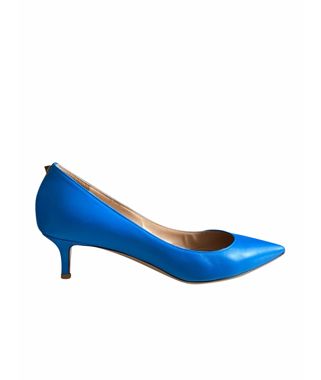 VALENTINO Синие кожаные туфли, фото 1