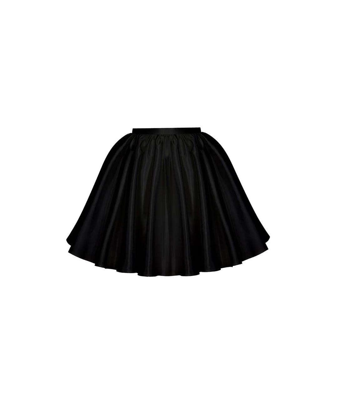 ROZIECORSETS Черная полиэстеровая юбка мини, фото 1