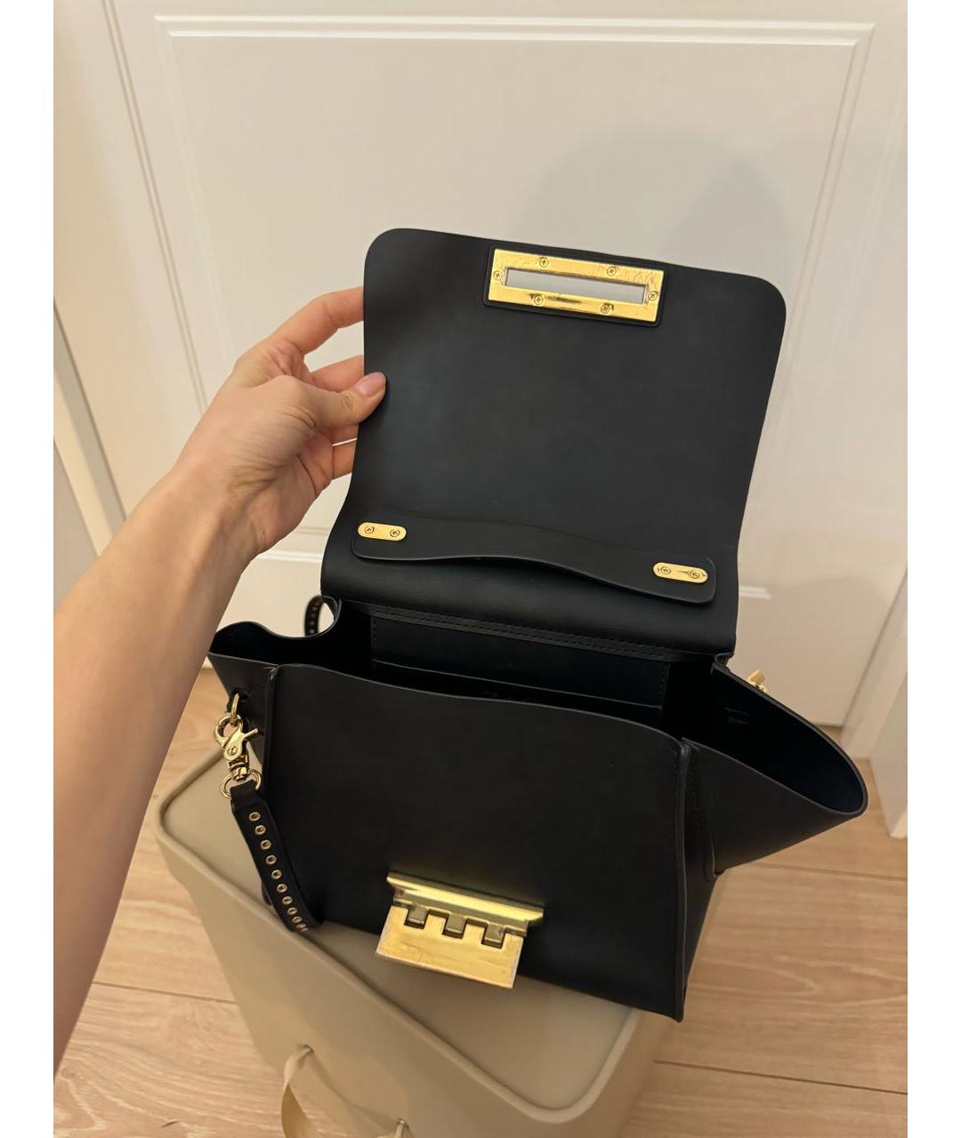ZAC ZAC POSEN Черная сумка с короткими ручками, фото 4