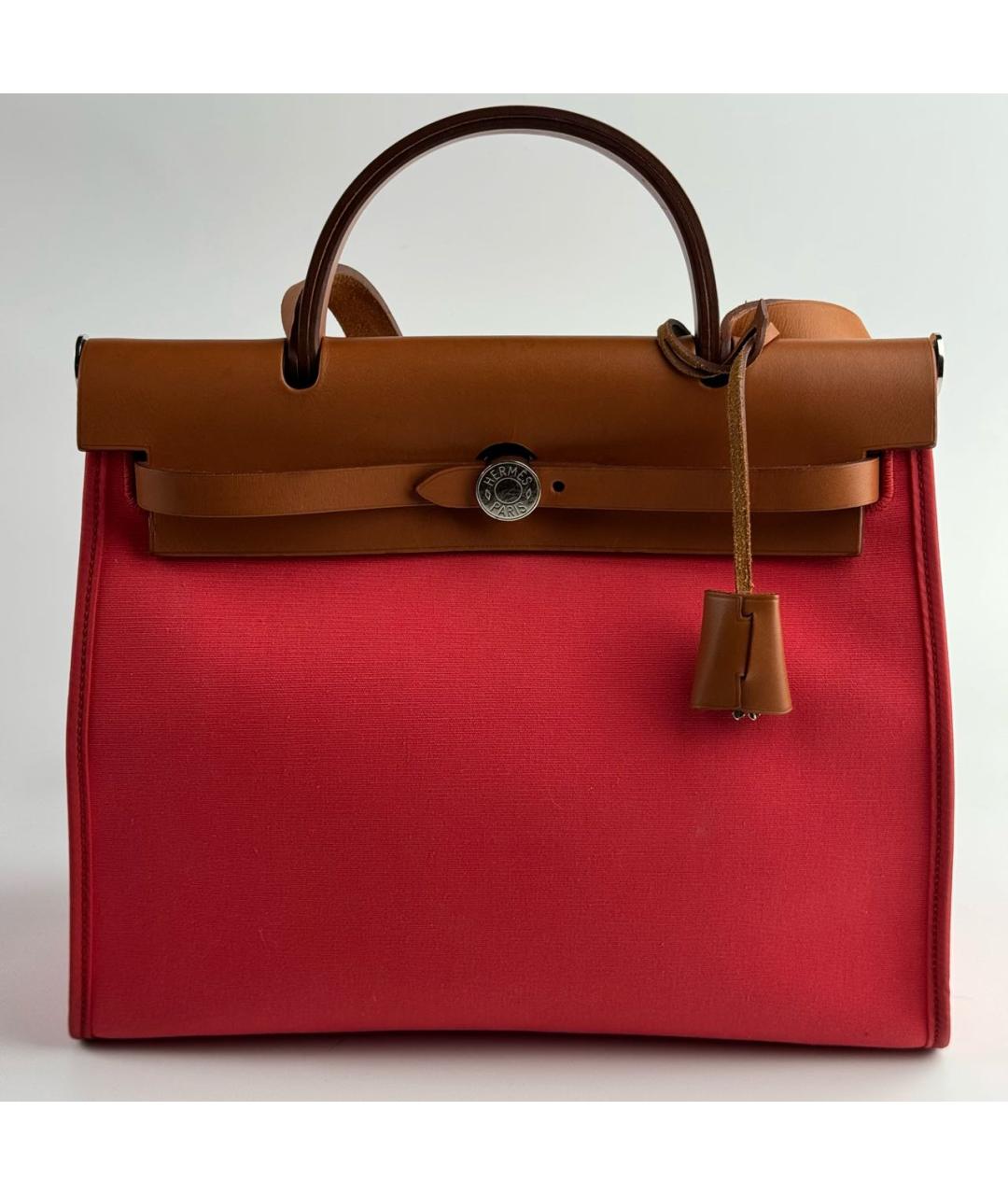 HERMES PRE-OWNED Красная сумка с короткими ручками, фото 8