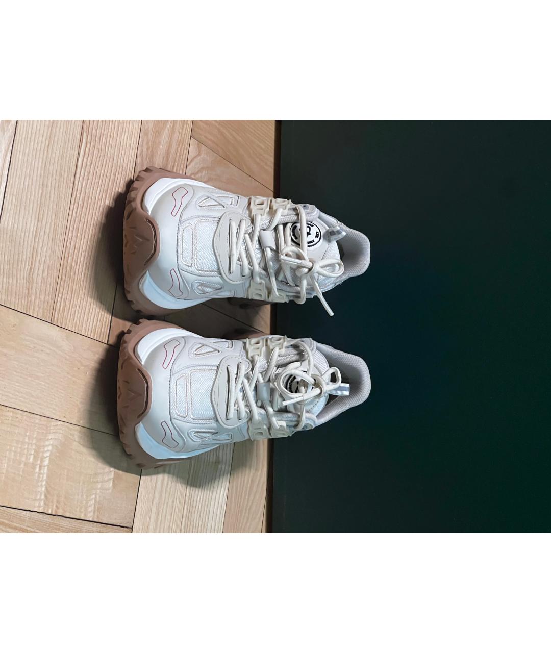 AXEL ARIGATO Бежевые кожаные кроссовки, фото 2