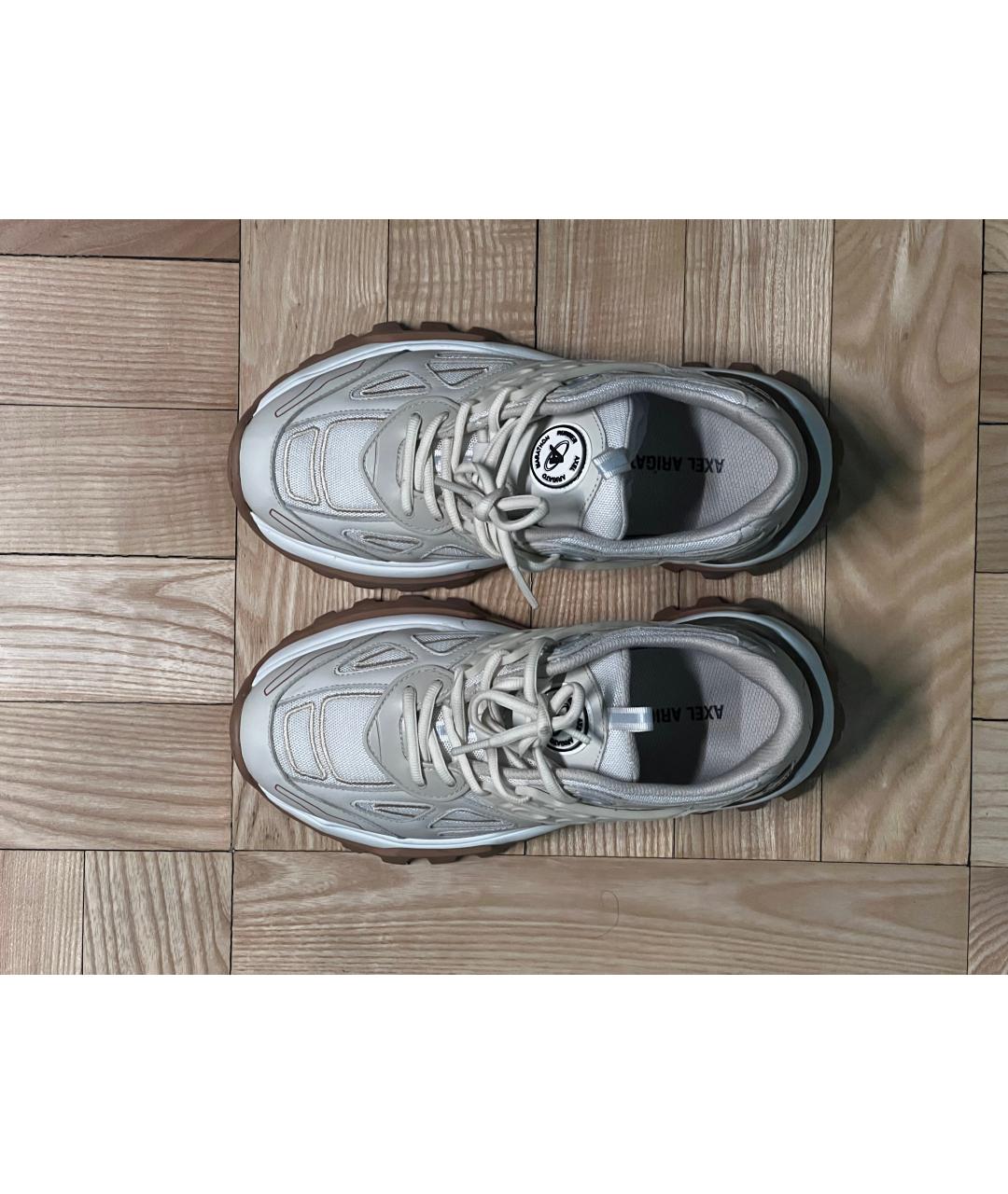 AXEL ARIGATO Бежевые кожаные кроссовки, фото 3