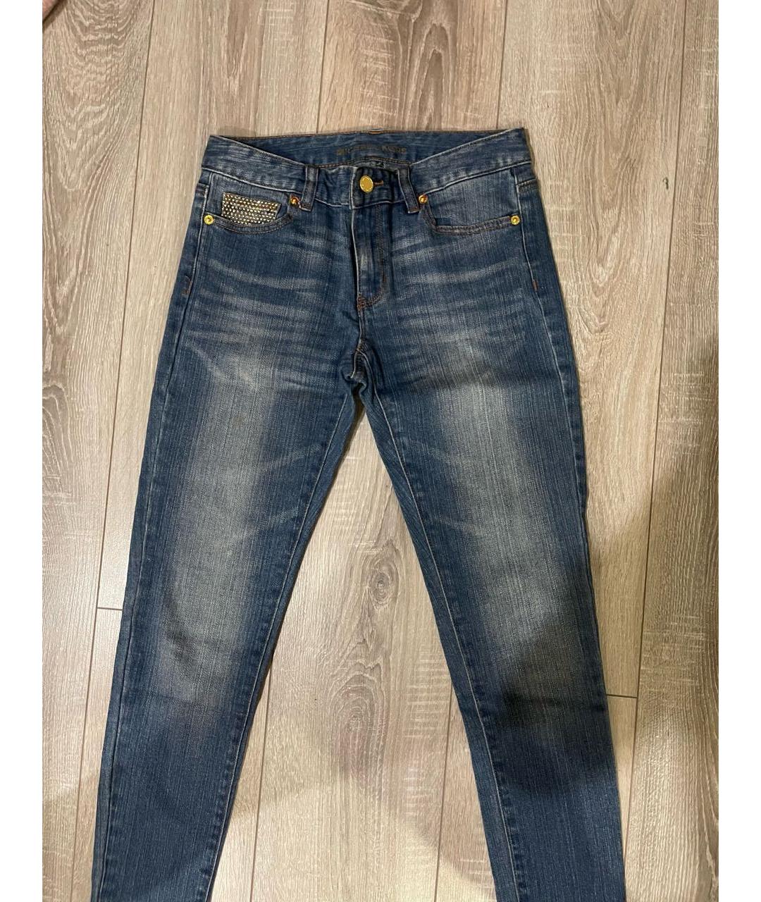 MICHAEL KORS Синие хлопковые джинсы слим, фото 7