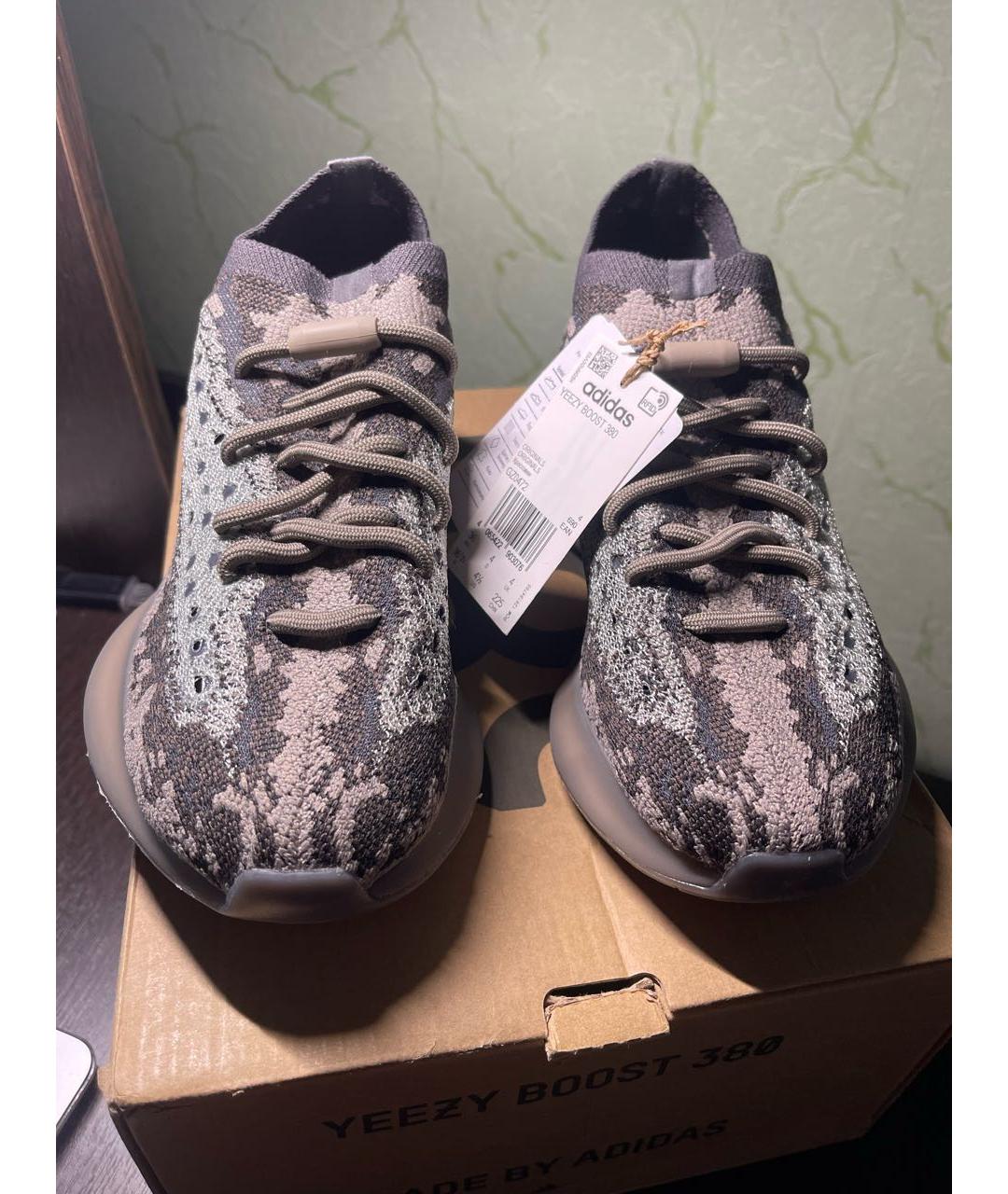 ADIDAS YEEZY Мульти текстильные кроссовки, фото 2