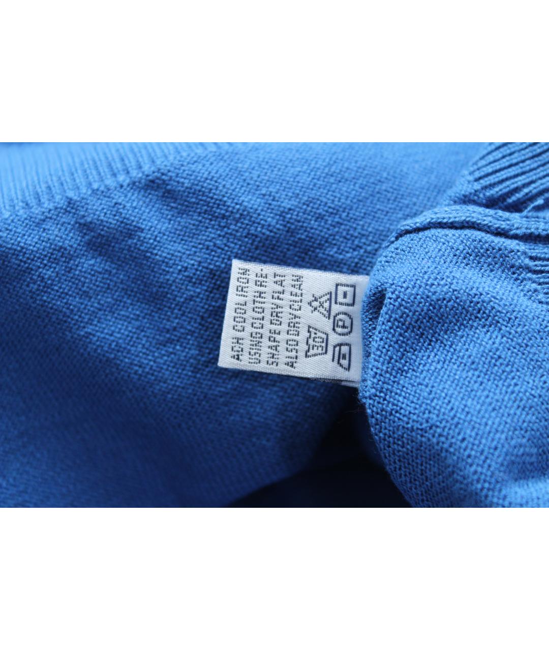 BALLANTYNE Голубой шелковый джемпер / свитер, фото 8