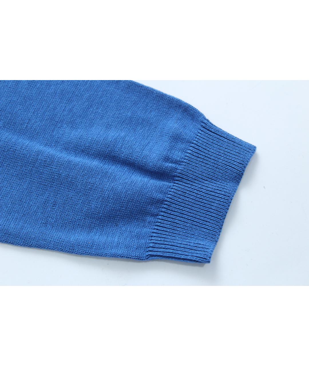 BALLANTYNE Голубой шелковый джемпер / свитер, фото 9