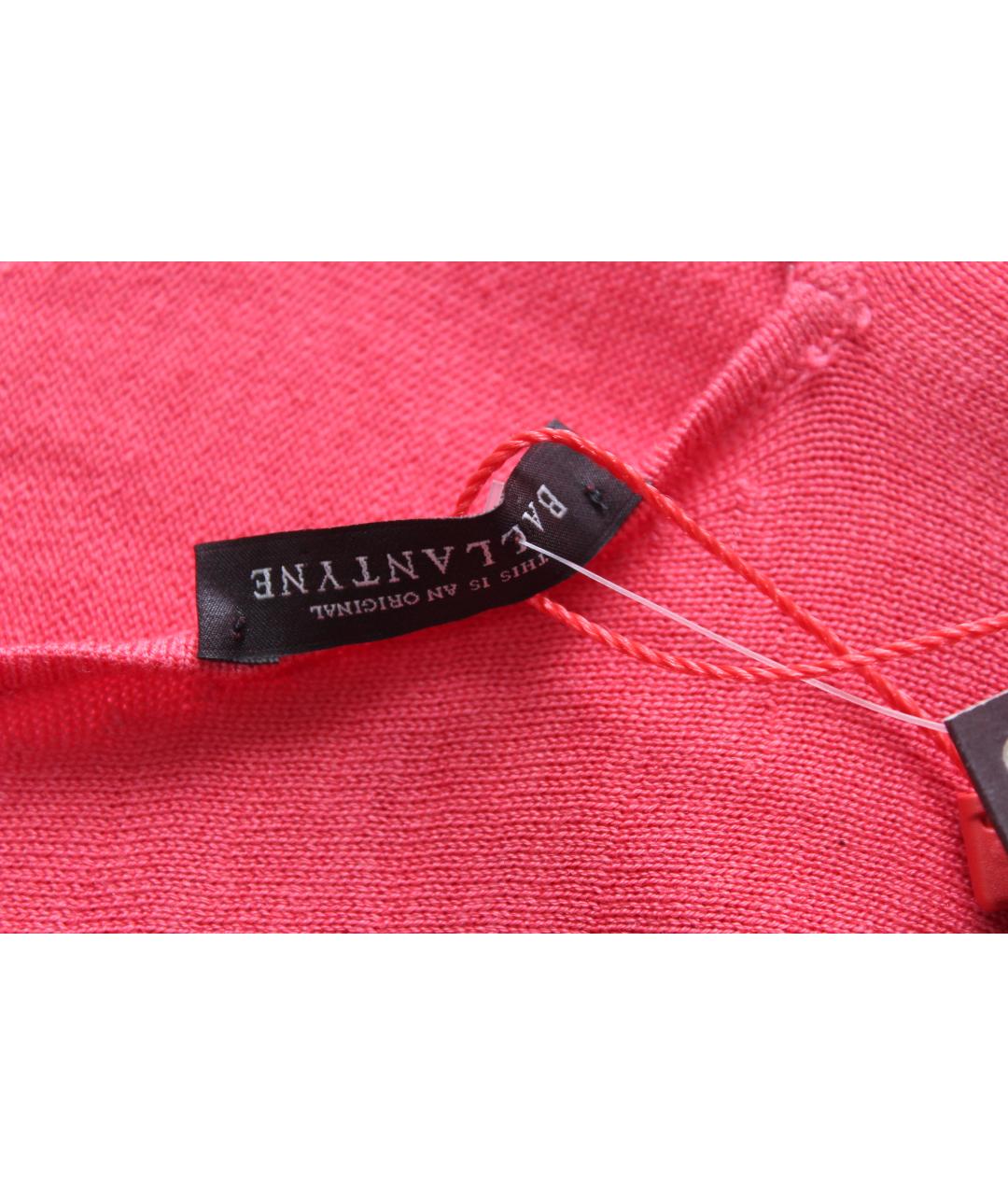 BALLANTYNE Коралловый шелковый джемпер / свитер, фото 7