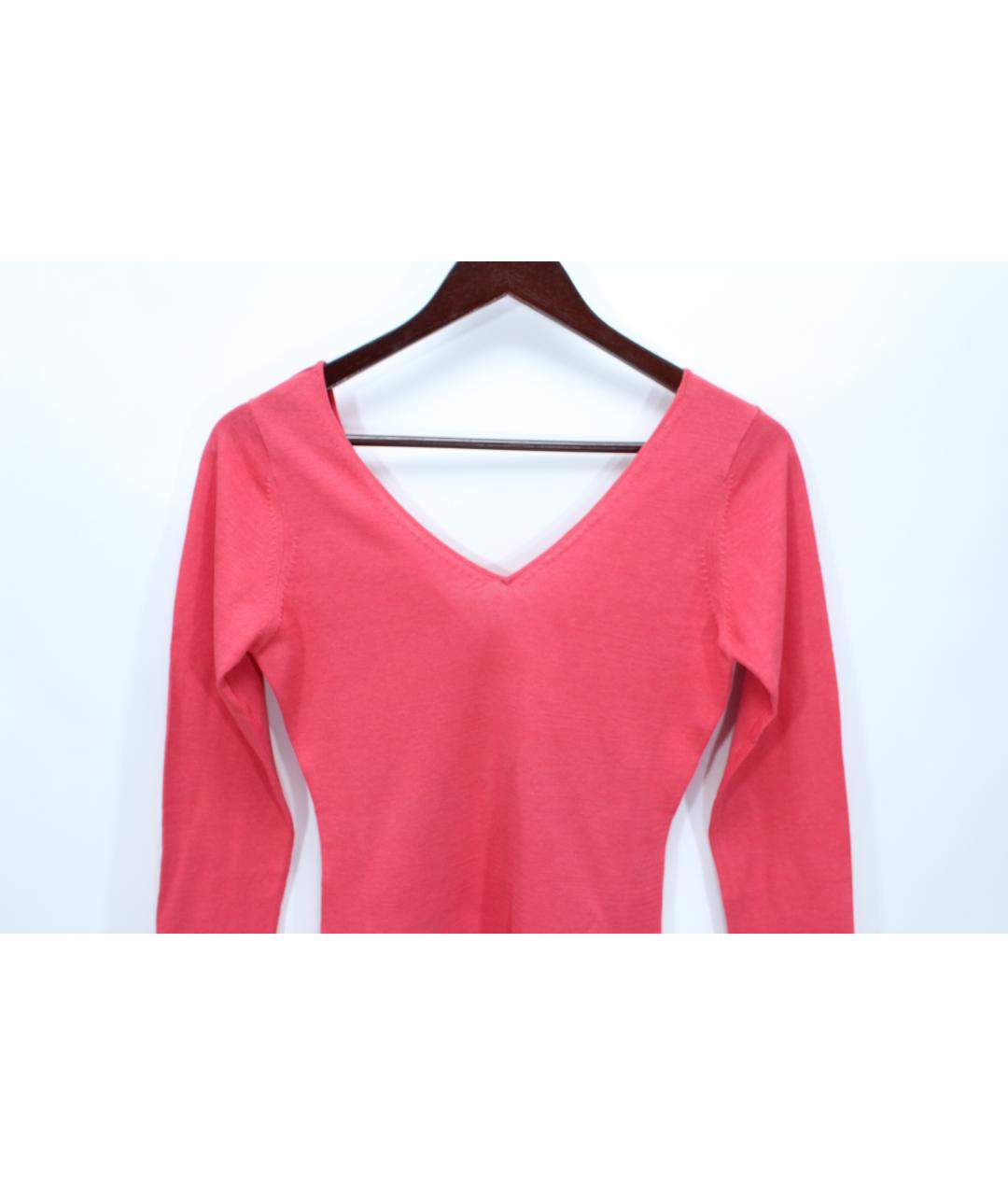 BALLANTYNE Коралловый шелковый джемпер / свитер, фото 2