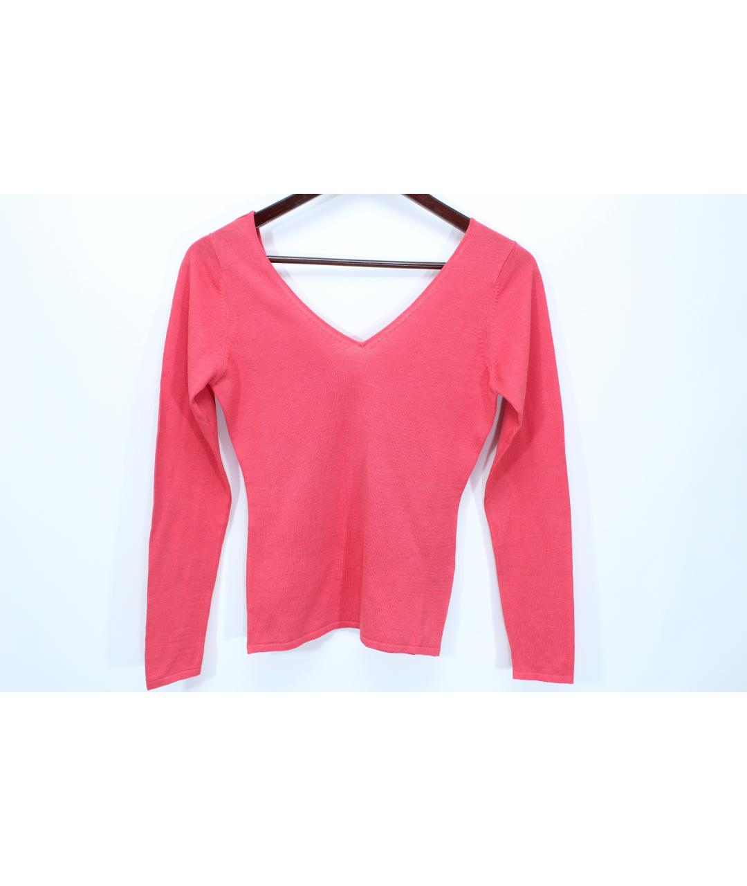 BALLANTYNE Коралловый шелковый джемпер / свитер, фото 10