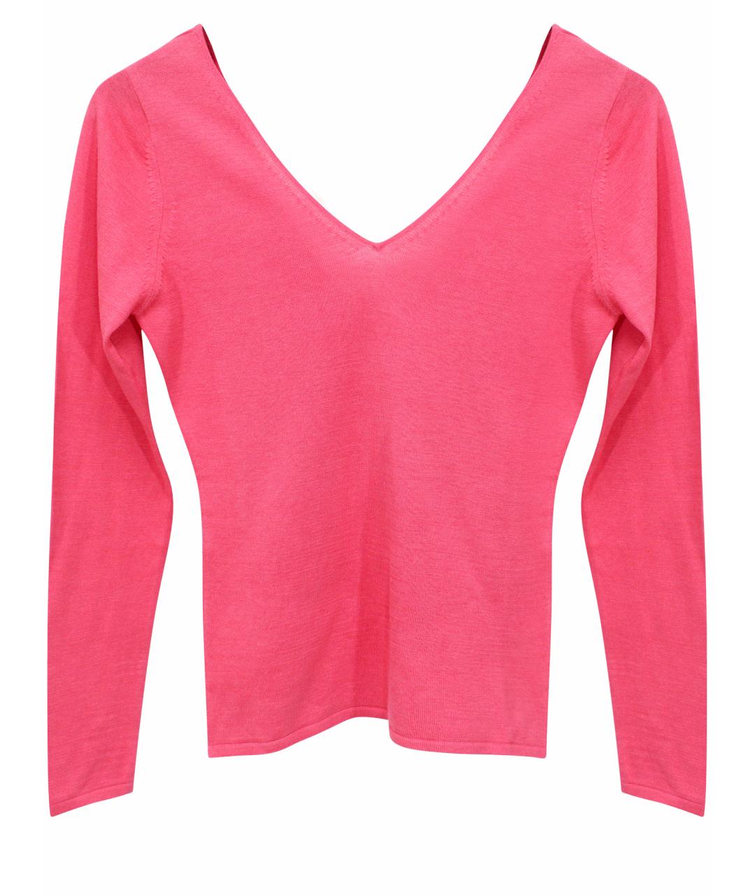 BALLANTYNE Коралловый шелковый джемпер / свитер, фото 1