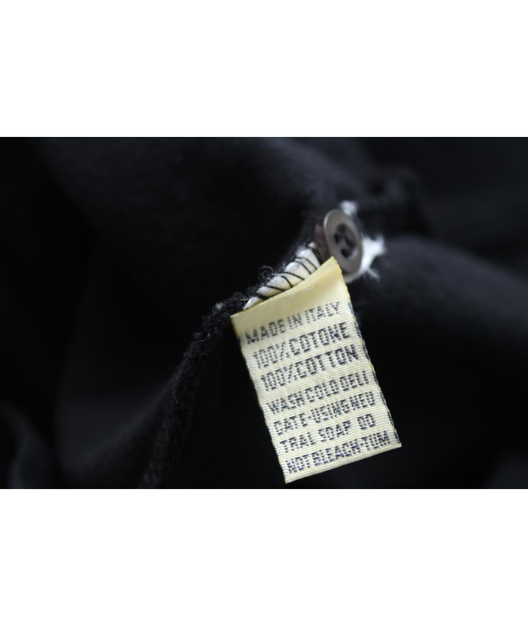 BALLANTYNE Черная хлопковая кэжуал рубашка, фото 9