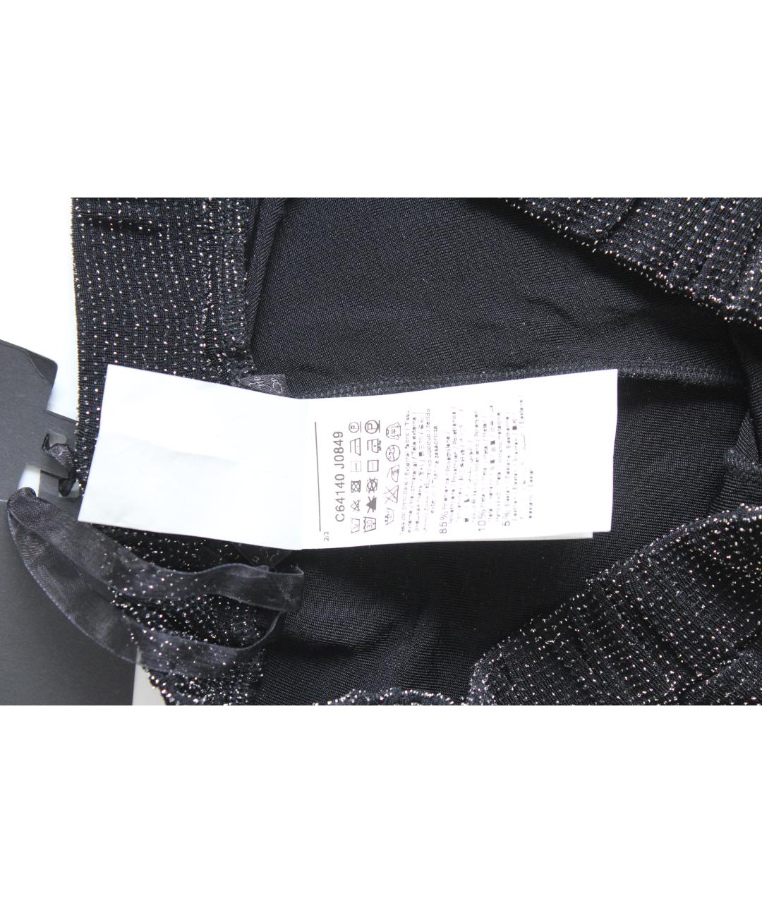 LIU JO Черные полиамидовые брюки узкие, фото 5