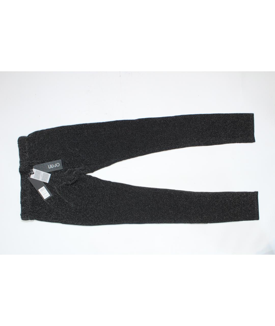 LIU JO Черные полиамидовые брюки узкие, фото 6